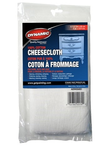 Dynamic 3 Yds x 33-1/2" Cotton Cheesecloth AZ442603