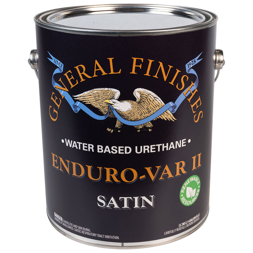 General Finishes Enduro-Var II Water-Based Polyurethane Satin Gallon