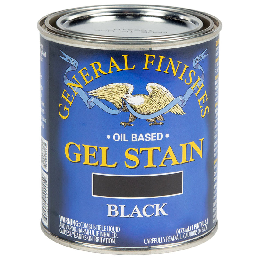 General Finishes Oil Based Gel Stain PINT Black