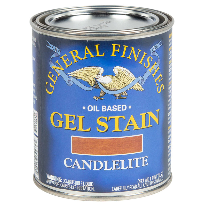 General Finishes Oil Based Gel Stain PINT Candelite
