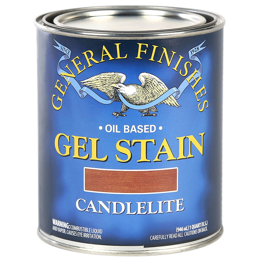 General Finishes Oil Based Gel Stain QUART Candelite
