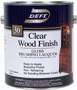 Deft Clear Wood Finish Brushing Lacquer Gallon