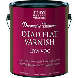 Modern Masters Decorative Painter's Interior Dead Flat Varnish DP609 Low VOC Gallon Can