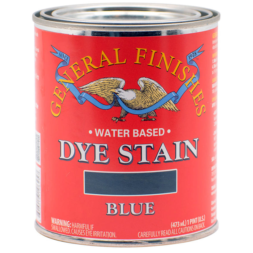 General Finishes Water Based Dye Stain Blue