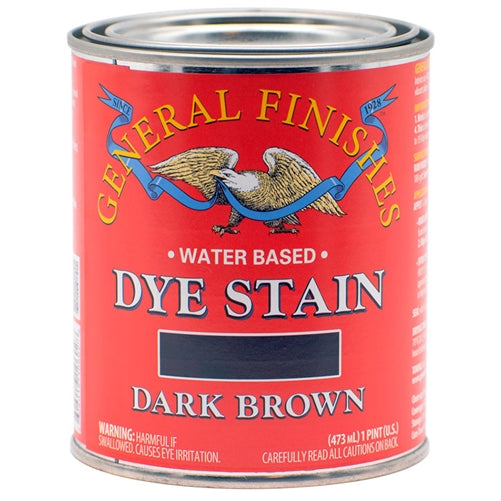 General Finishes Water Based Dye Stain Dark Brown