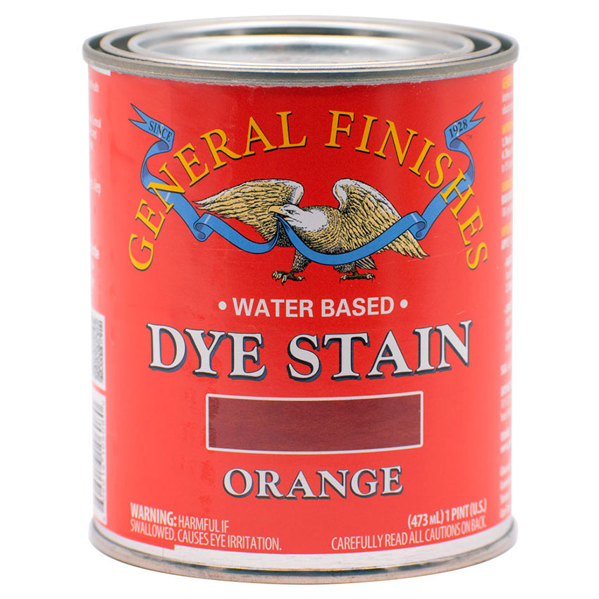 General Finishes Water Based Dye Stain Orange