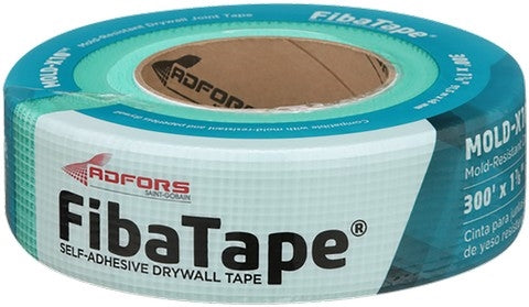 FibaTape 1-7/8" x 300' Roll Green Mold Resistant Mesh Joint Tape FDW8664-U