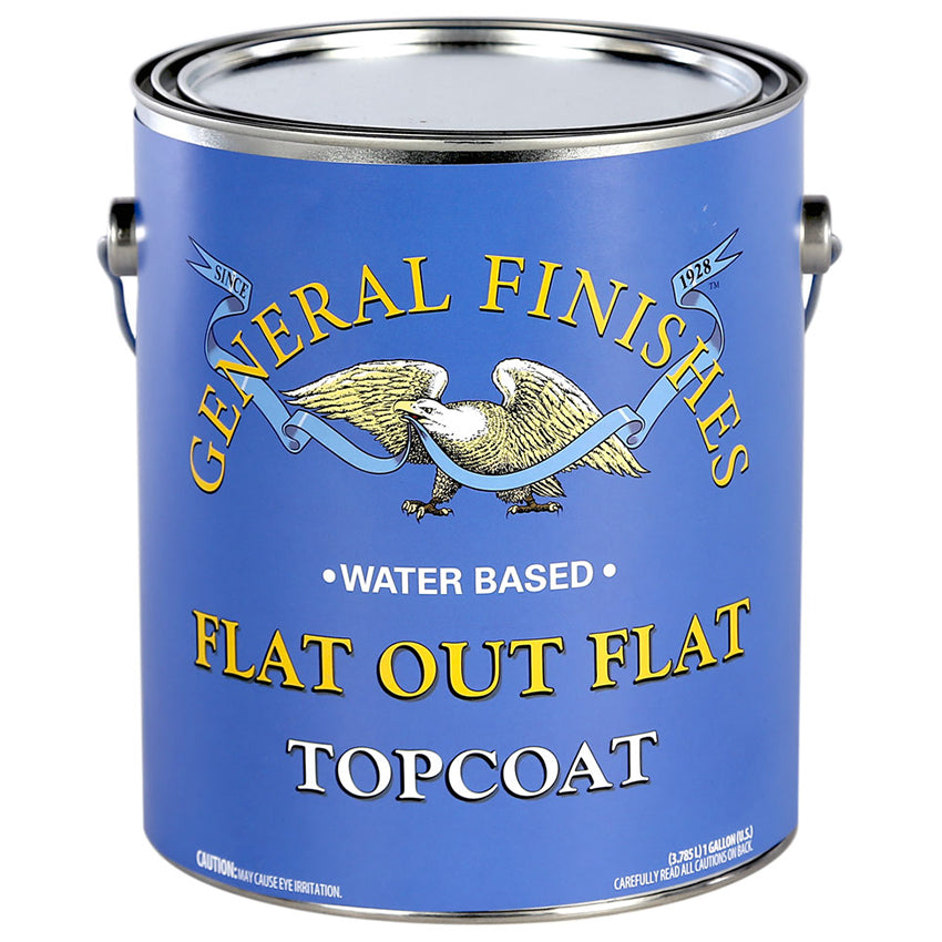 General Finishes Flat Out Flat Water Based Topcoat Gallon Can