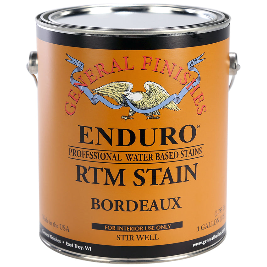 General Finishes Enduro RTM Water Based Stain Bordeaux Gallon