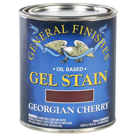 General Finishes Oil Based Gel Stain QUART Georgian Cherry