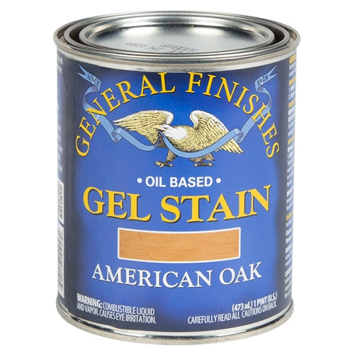 General Finishes Oil Based Gel Stain PINT American Oak
