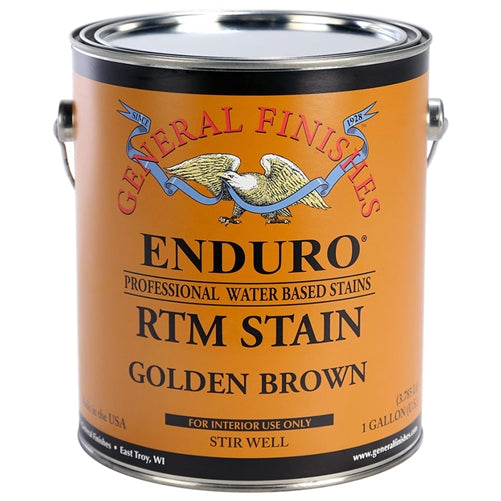 General Finishes Enduro RTM Water Based Stain Golden Brown Gallon