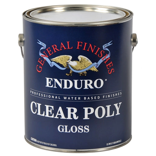 General Finishes Enduro Clear Poly Water-Based Topcoat Gloss Gallon