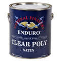 General Finishes Enduro Clear Poly Water-Based Topcoat Gallon Satin Gallon