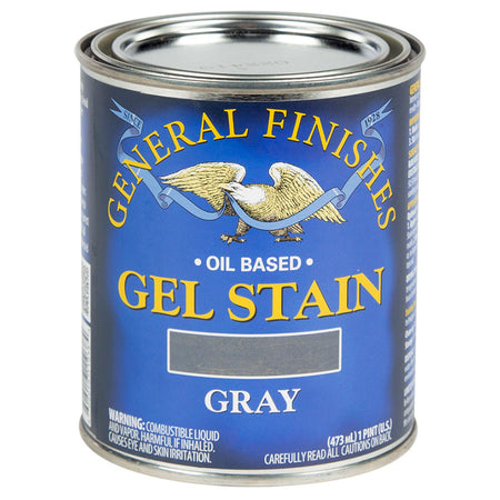 General Finishes Oil Based Gel Stain PINT Gray