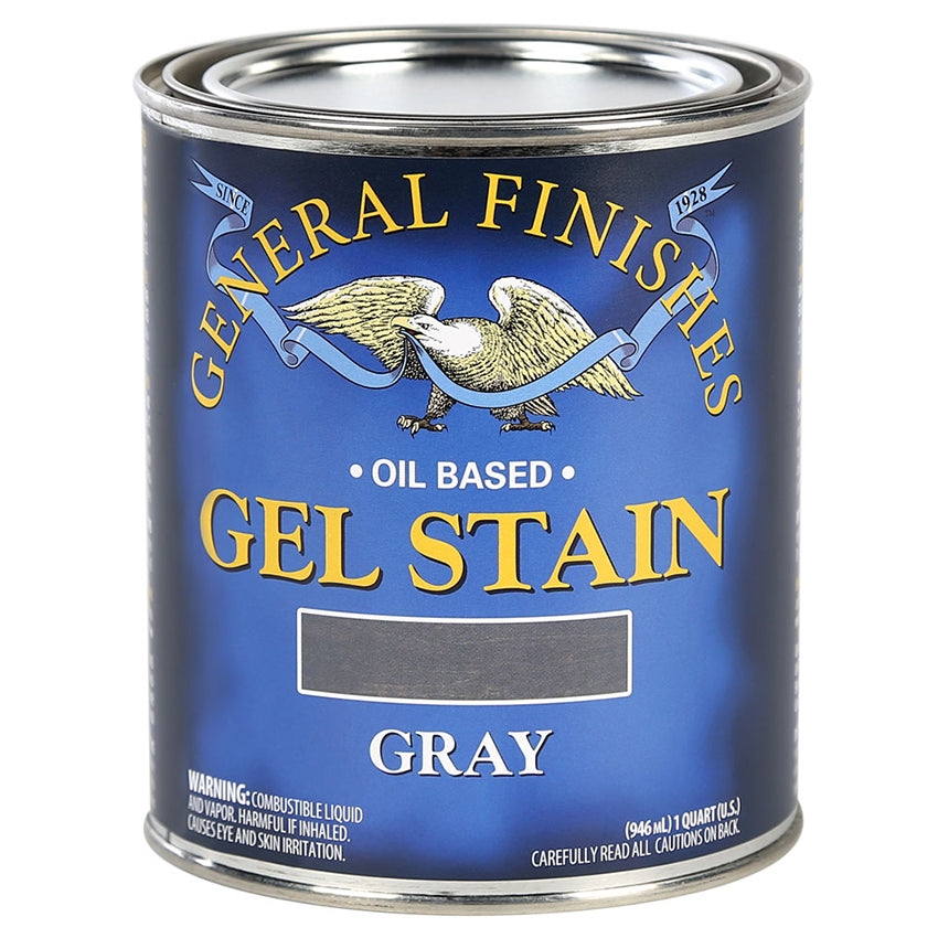 General Finishes Oil Based Gel Stain QUART Gray