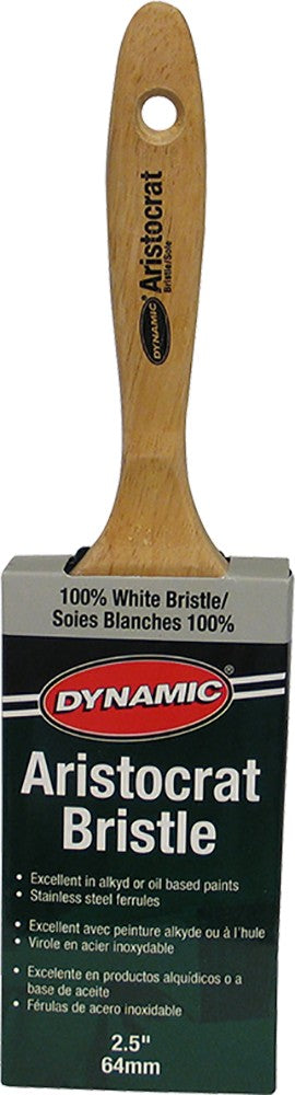 Dynamic Aristocrat White Bristle Flat Brush