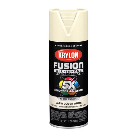 Krylon Fusion All-In-One Gloss Spray Paint Dover White