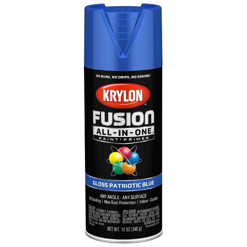 Krylon Fusion All-In-One Gloss Spray Paint Patriotic Blue