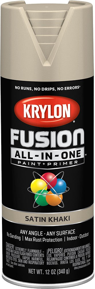 Krylon Fusion All-In-One Satin Spray Paint Khaki