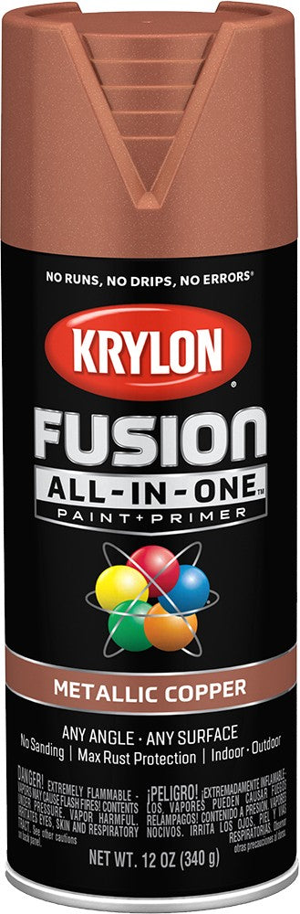 Krylon Fusion All-In-One Metallic Spray Paint Copper