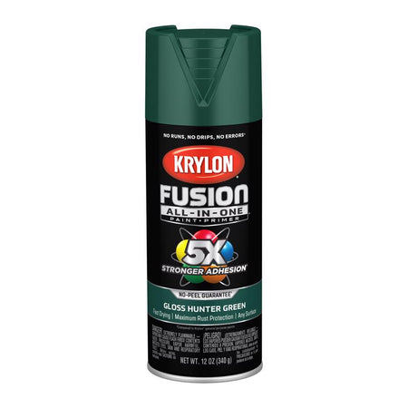Krylon Fusion All-In-One Gloss Spray Paint Hunter Green