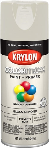 Krylon COLORmaxx Gloss Spray Paint Almond