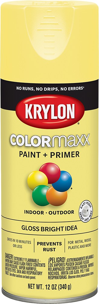 Krylon COLORmaxx Gloss Spray Paint Bright Idea