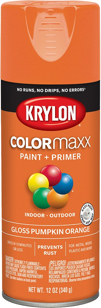 Krylon COLORmaxx Gloss Spray Paint Pumpkin Orange
