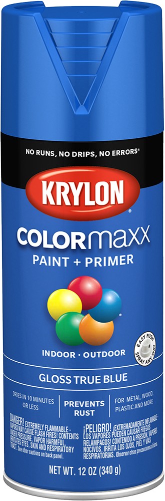 Krylon COLORmaxx Gloss Spray Paint True Blue
