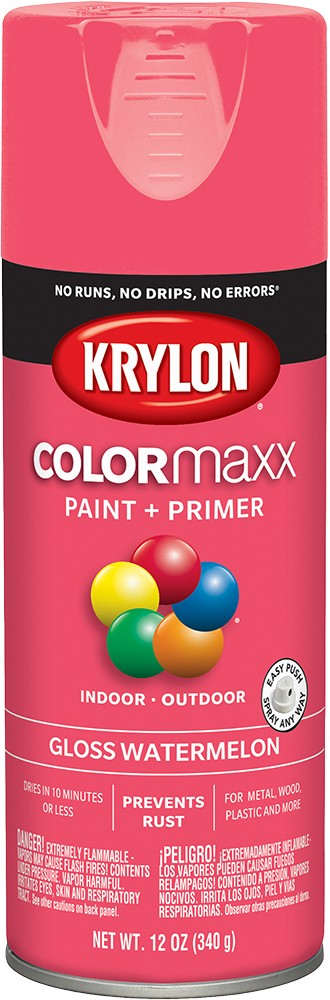 Krylon COLORmaxx Gloss Spray Paint Watermelon