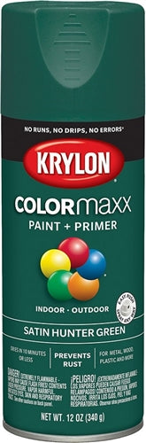 Krylon COLORmaxx Satin Spray Paint Hunter Green