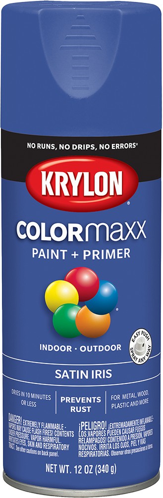 Krylon COLORmaxx Satin Spray Paint Iris