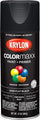 Krylon COLORmaxx Flat Spray Paint Semi-Flat Black