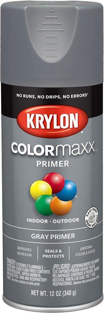 Krylon COLORmaxx Primer Spray Paint Gray