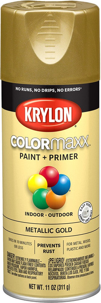 Krylon COLORmaxx Metallic Spray Paint Gold