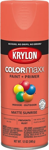 Krylon COLORmaxx Matte Spray Paint Sunrise