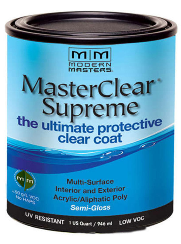 Modern Masters MasterClear Supreme Semi-Gloss Quart