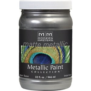 Modern Masters Matte Metallic - Pewter MM209 Quart