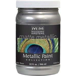 Modern Masters Matte Metallic - Platinum / Silver MM591 Quart