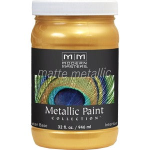 Modern Masters Matte Metallic - Gold Rush MM658 Quart