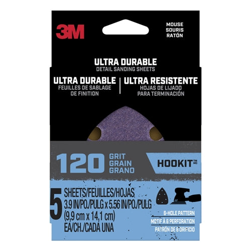 3M Ultra Durable Ceramic Mouse Sandpaper 5-Pack MOUSE5PK