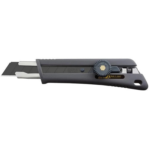 OLFA HandSaver Cushion Grip Heavy-Duty Ratchet-Lock Utility Knife (NOL-1)