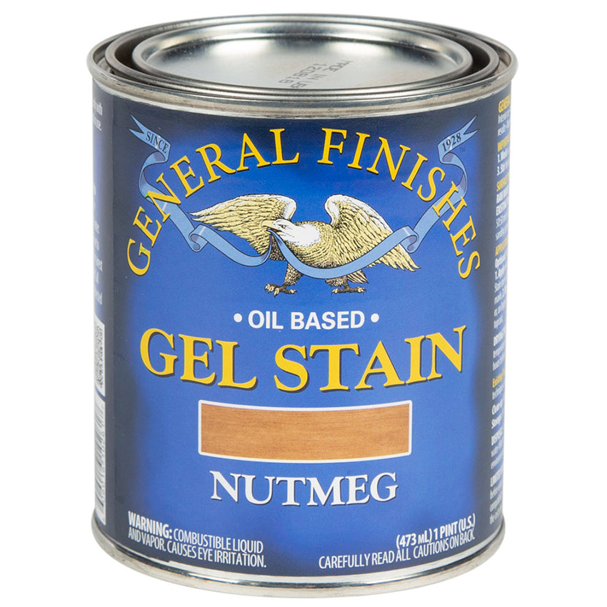 General Finishes Oil Based Gel Stain PINT Nutmeg