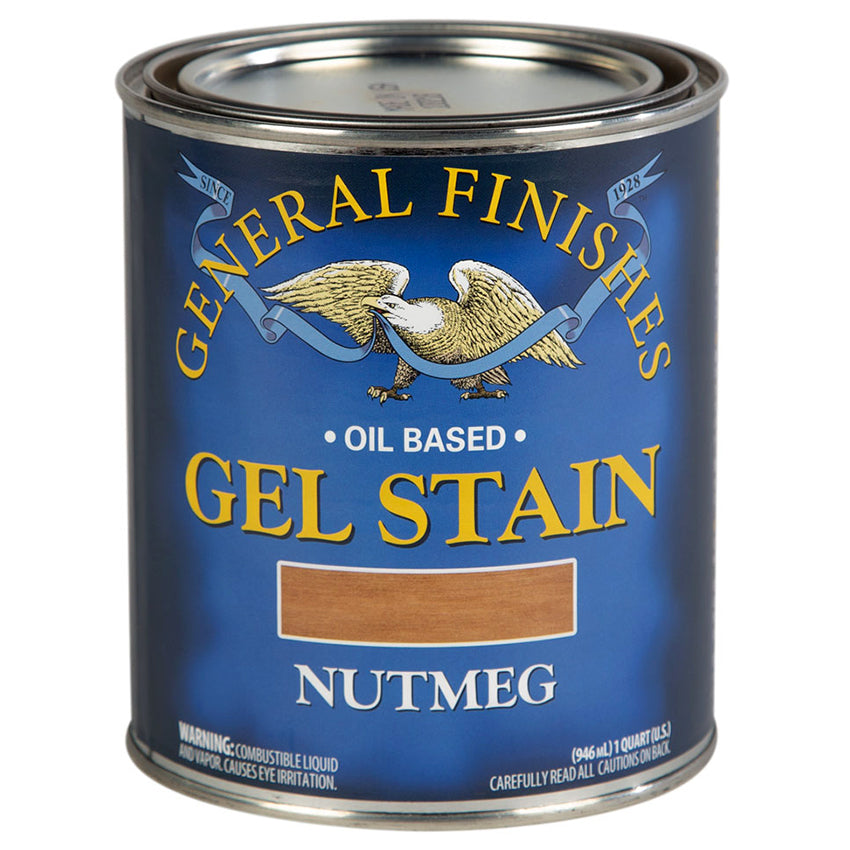 General Finishes Oil Based Gel Stain QUART Nutmeg