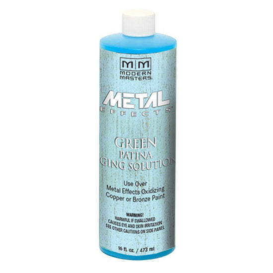 Modern Masters Metal Effects Green Patina Aging Solution 16 Oz Bottle