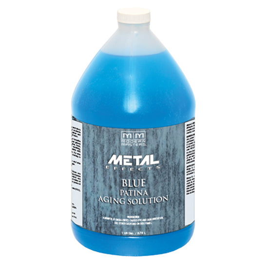 Modern Masters Metal Effects Blue Patina Aging Solution Gallon Jug