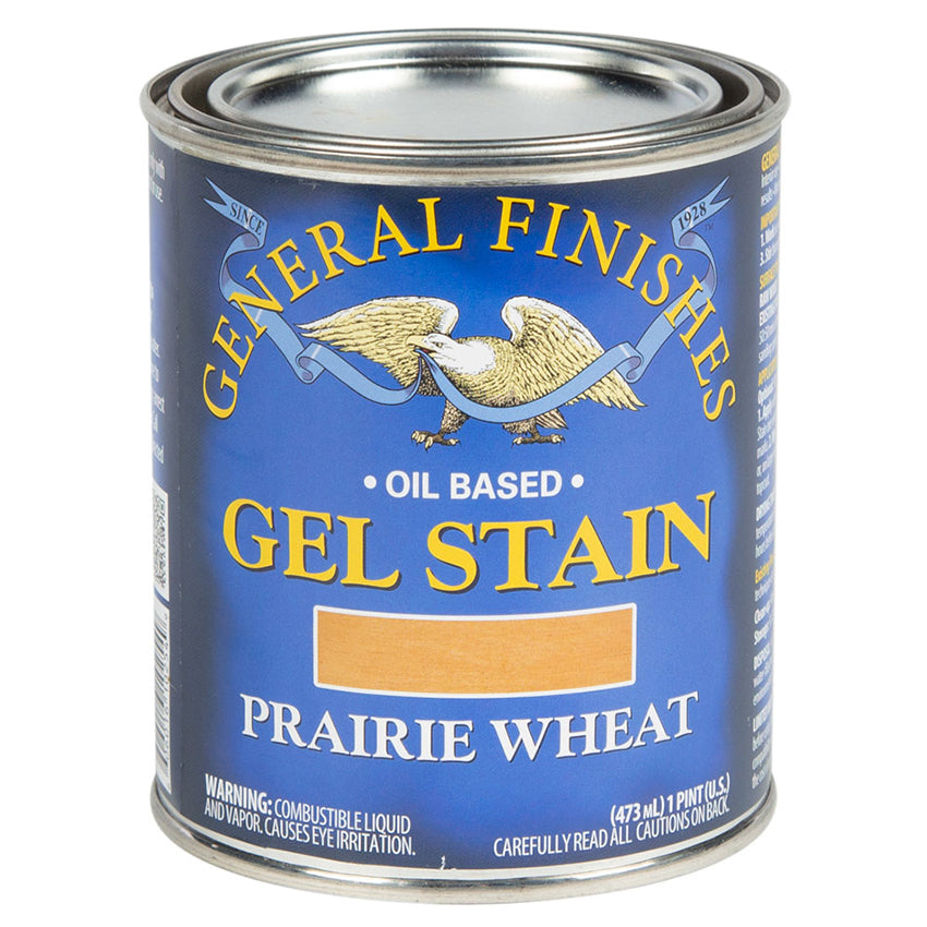 General Finishes Oil Based Gel Stain PINT Prairie Wheat