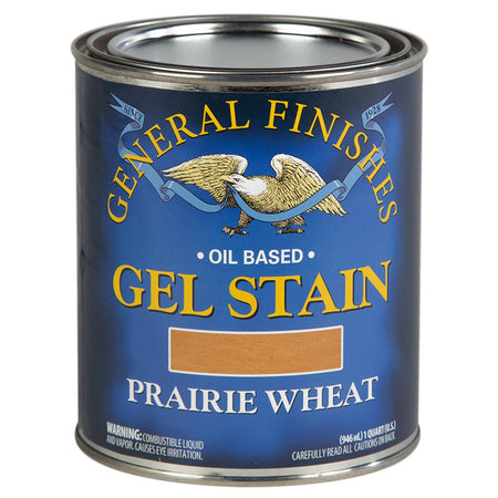 General Finishes Oil Based Gel Stain QUART Prairie Wheat