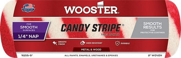 Wooster R209 Candy Stripe Roller Cover showcasing the mohair blend.